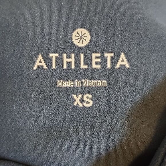 Athleta Cobra Tight cutout deep turquoise green leggings, size XS - Picture 6 of 9